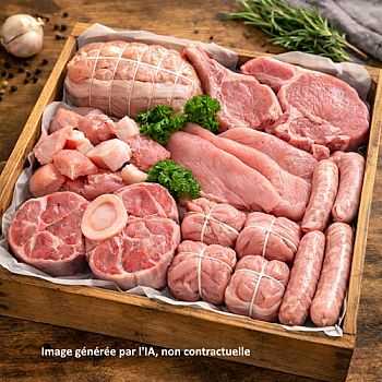 Colis de viande de veau limousin Bio - Le Cuisson Rapide 19 €/kg