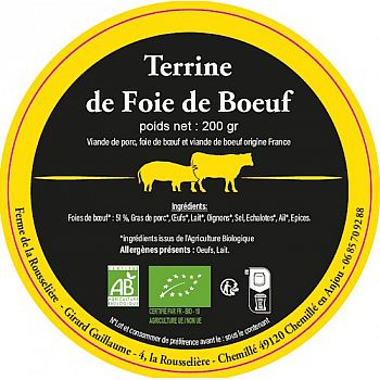Terrine de foie de bœuf bio – Richesse gourmande et authenticité du terroir